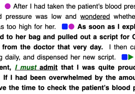 Automated feedback for Pharmacy students' reflective writing: new evidence