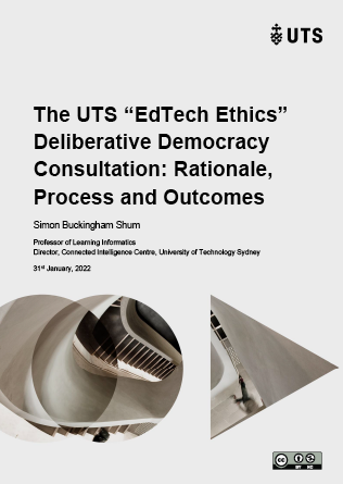 Cover image of the EdTech Ethics report